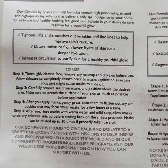 NIP 3 pc Anti-Wrinkle Silicone Mask - Forhead & Eyes - Picture 3 of 4